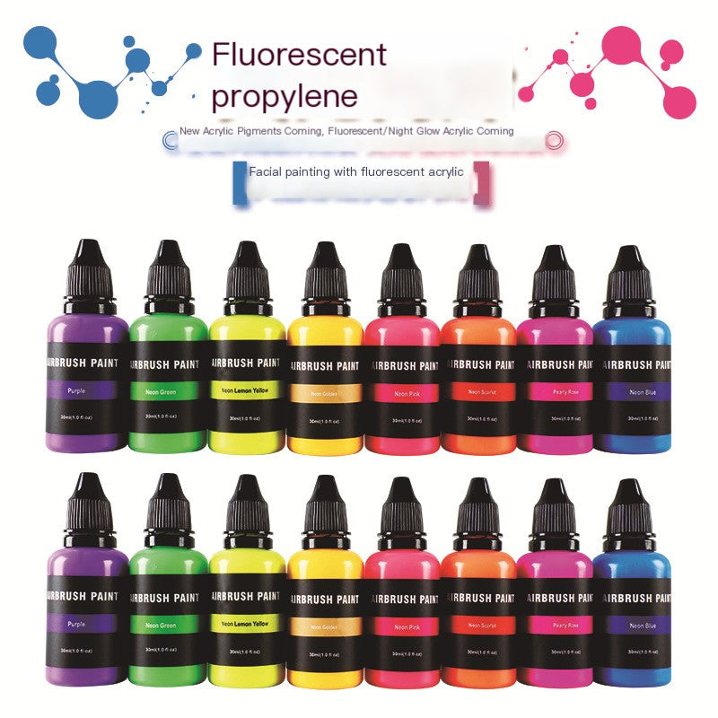 Waterproof Fluorescent Acrylic Paint for Art