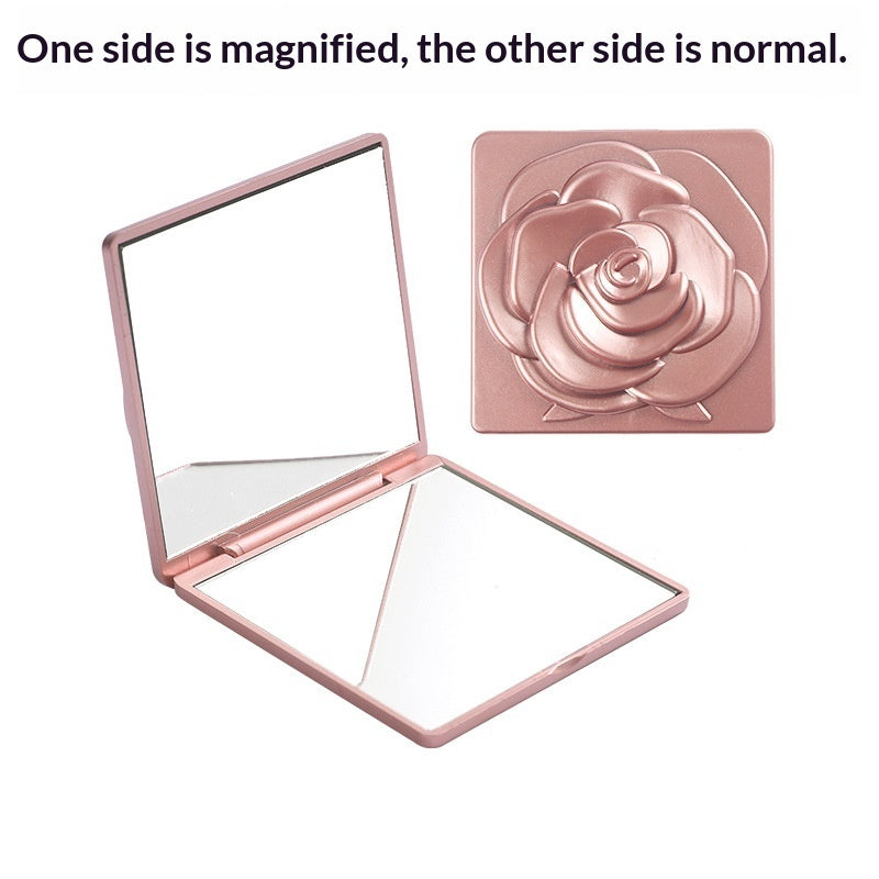Stay Beautiful Anywhere – Pocket Size Mirror with Luxury Design ✨