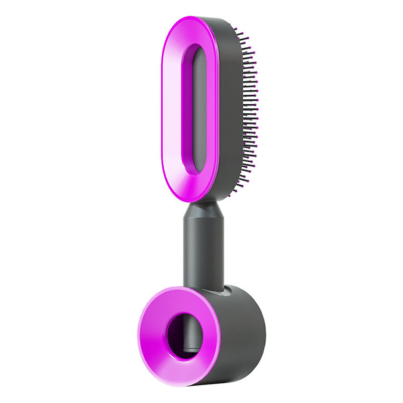 Self Cleaning Hair Brush — One Key Clean,
Anti-Static Massage Scalp Comb for Women