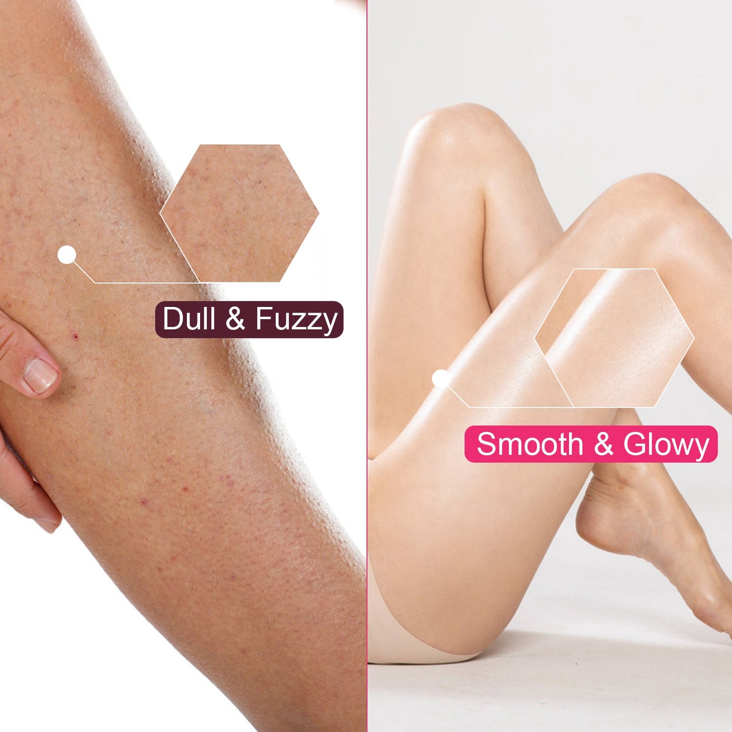 4-in-1 Electric Razor for Women – Painless Bikini, Face & Body Hair Trimmer