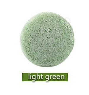Konjac Facial Cleansing Sponge 
— Natural Exfoliator Face Wash Puff