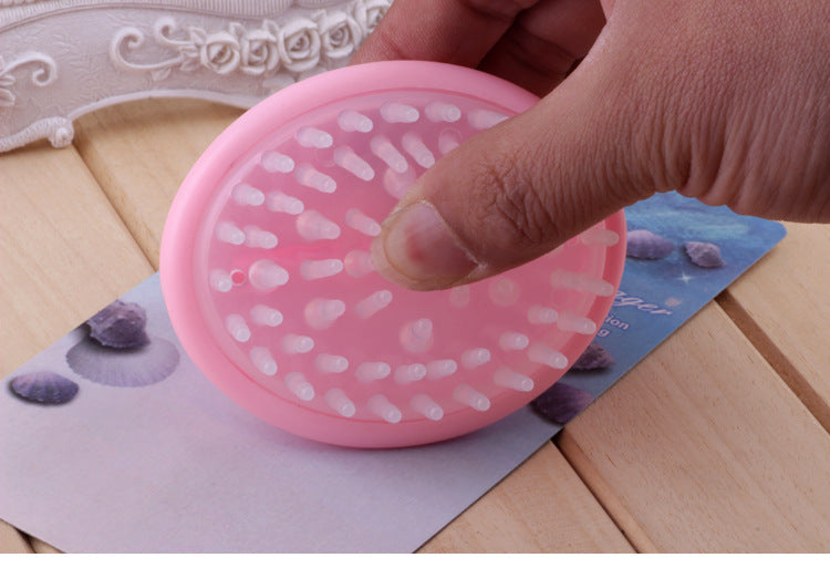 Silicone Shampoo Brush Scalp Massager 
— Hair Growth & Deep Cleansing Tool