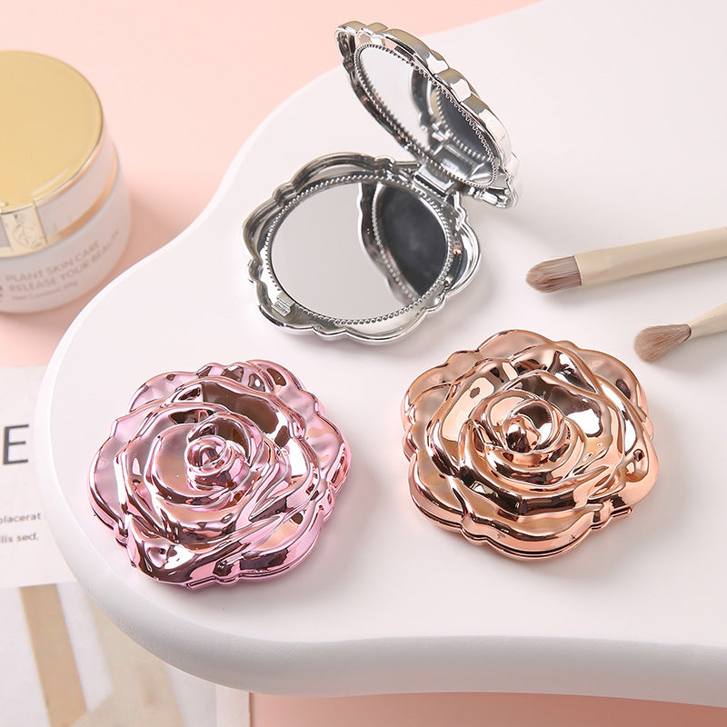 Stay Beautiful Anywhere – Pocket Size Mirror with Luxury Design ✨