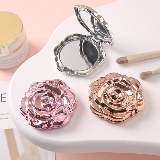 Stay Beautiful Anywhere – Pocket Size Mirror with Luxury Design ✨