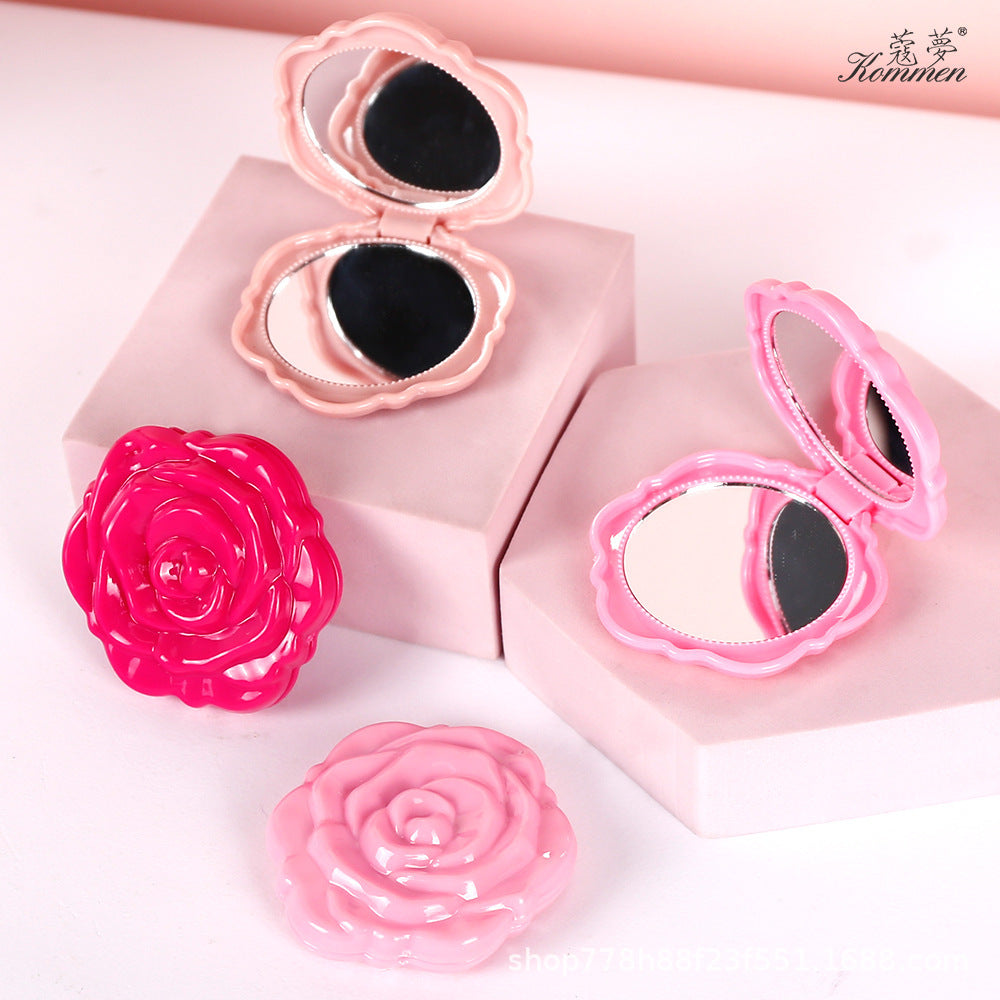 Stay Beautiful Anywhere – Pocket Size Mirror with Luxury Design ✨