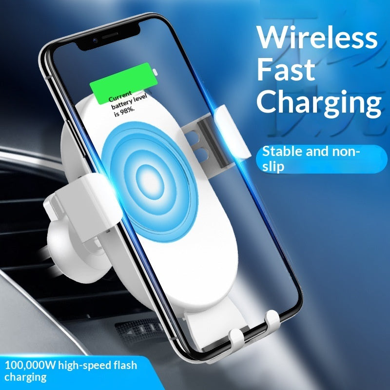 Car Phone Holder with Wireless Charging – Hands-Free Auto Mount Charger