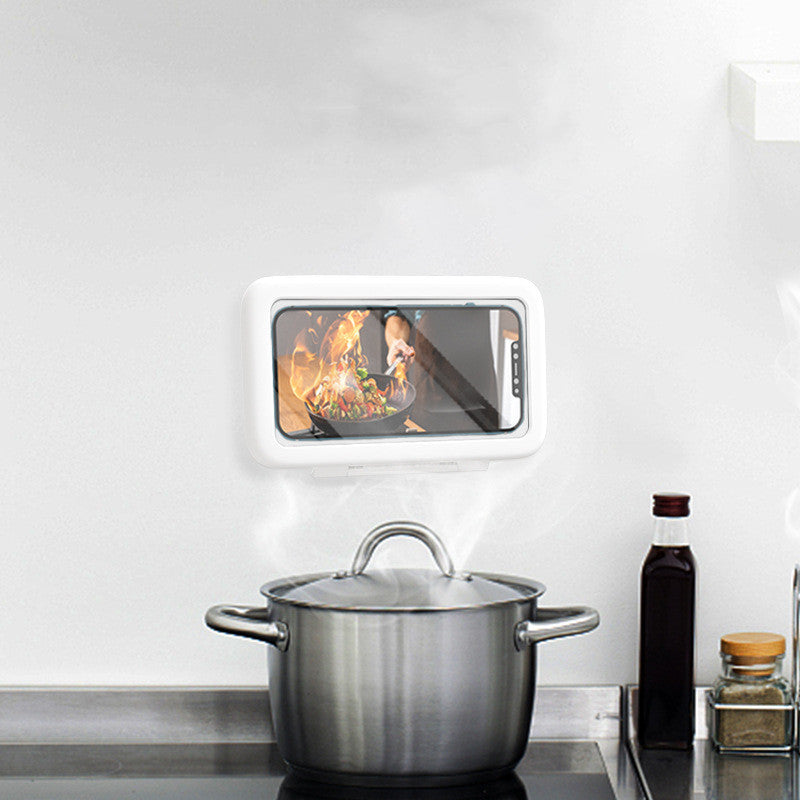 Waterproof Shower Phone Holder – Touch Screen Bathroom Wall Mount Case