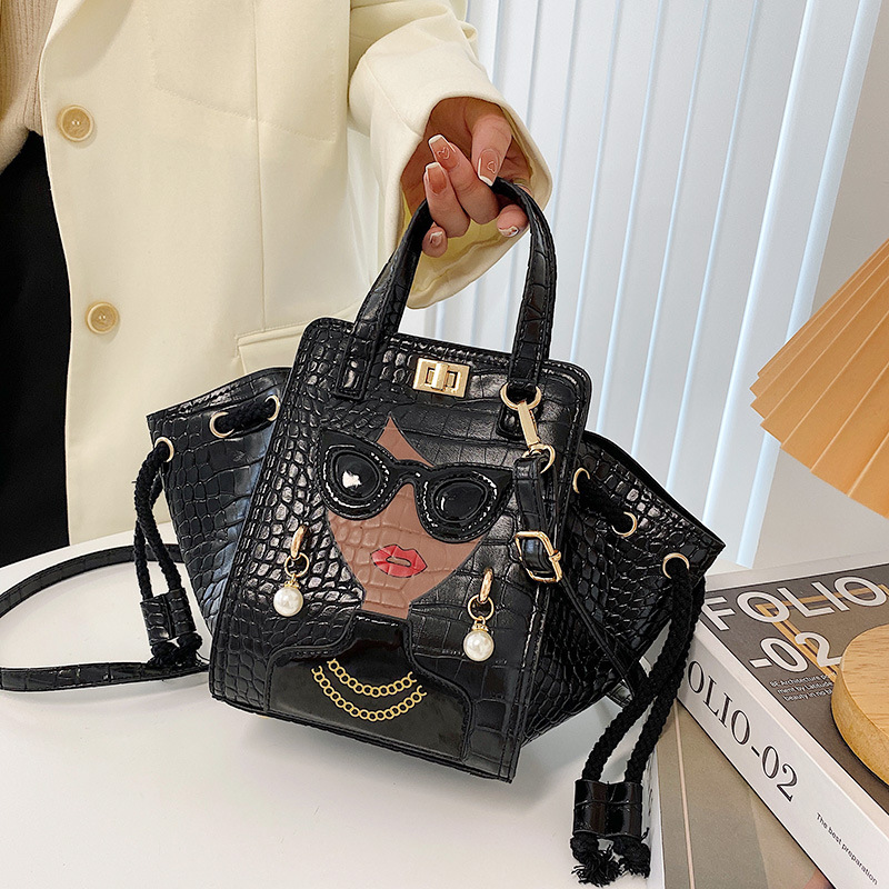 Glasses Beauty Diagonal HandBag | Women's Fashion Handbag